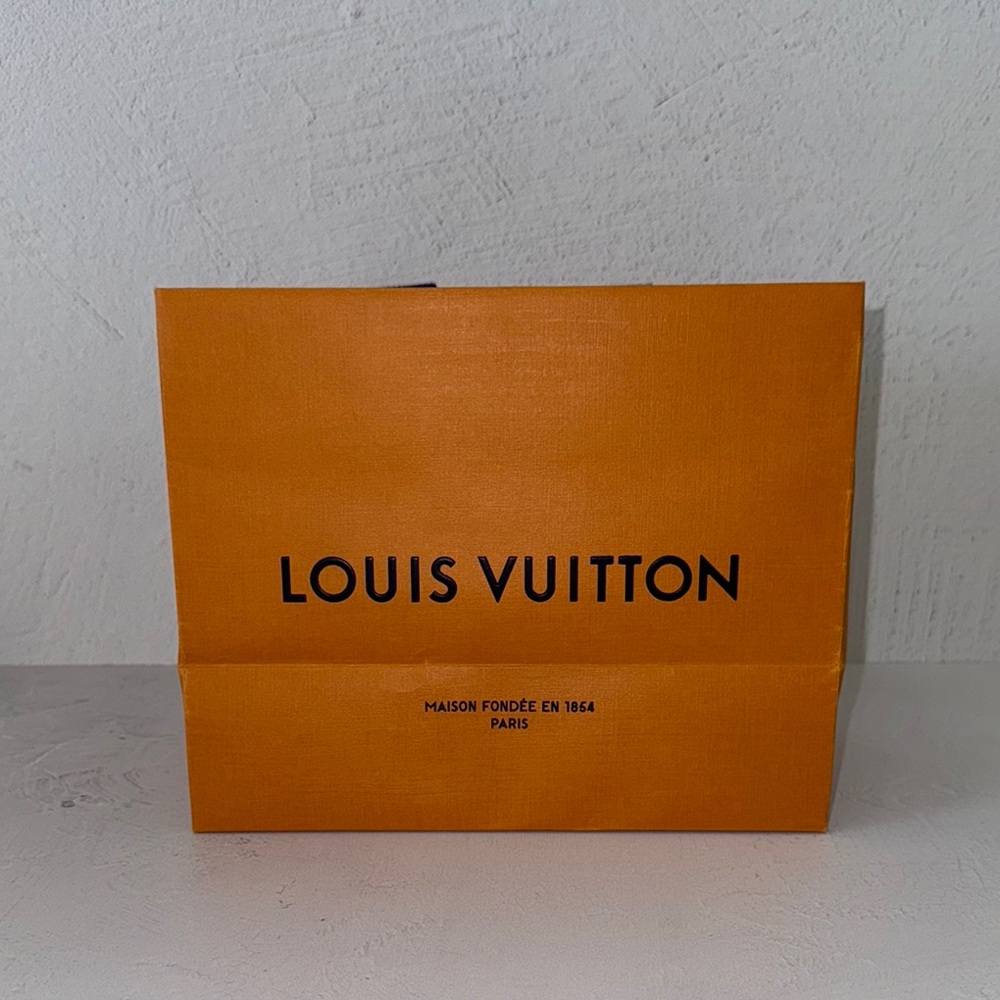 Louis Vuitton Orange Shopping Bag